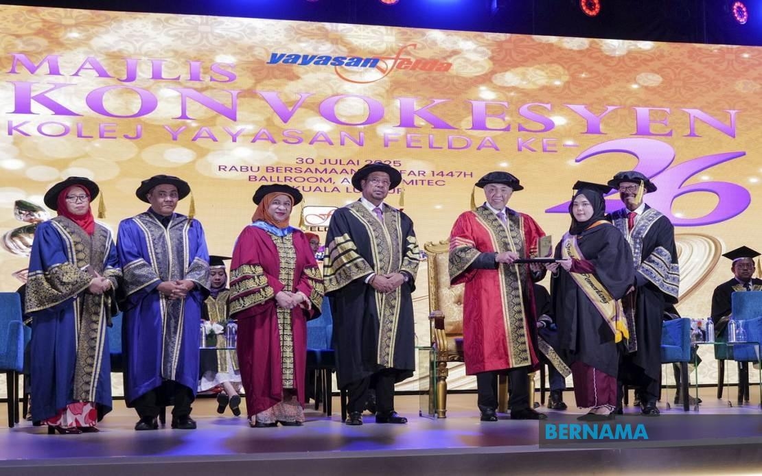 Kolej Yayasan Felda Continues To Nurture TVET Talent, 534 Receive Scrolls At 26th Convocation