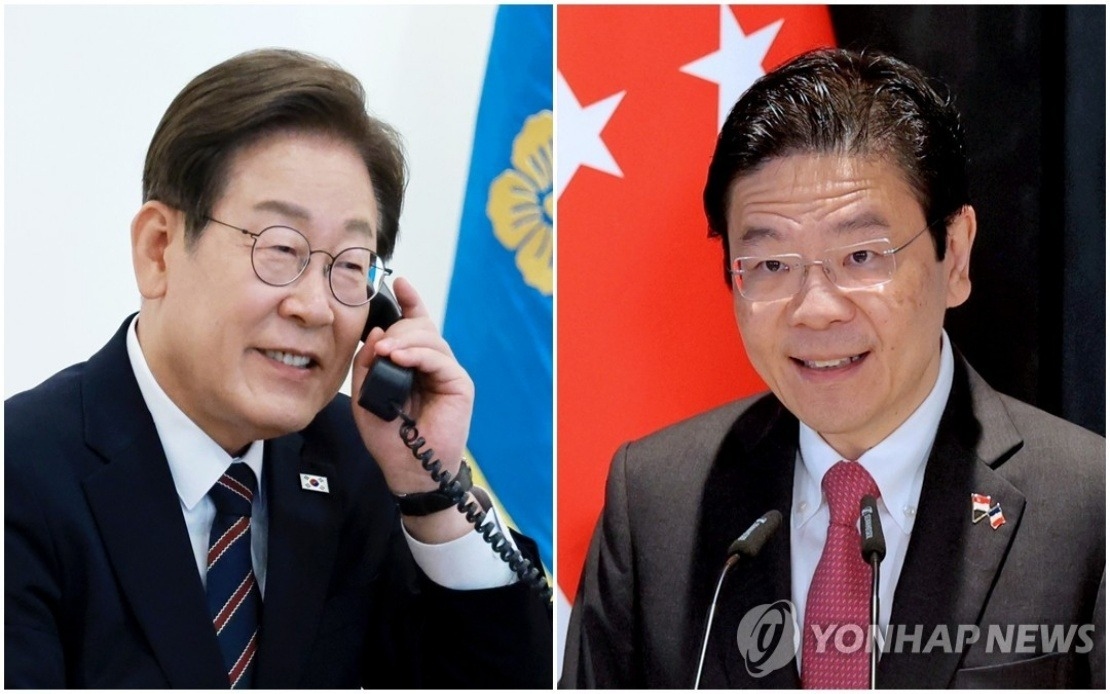 South Korean President, Singapore PM Agree To Elevate Bilateral Ties