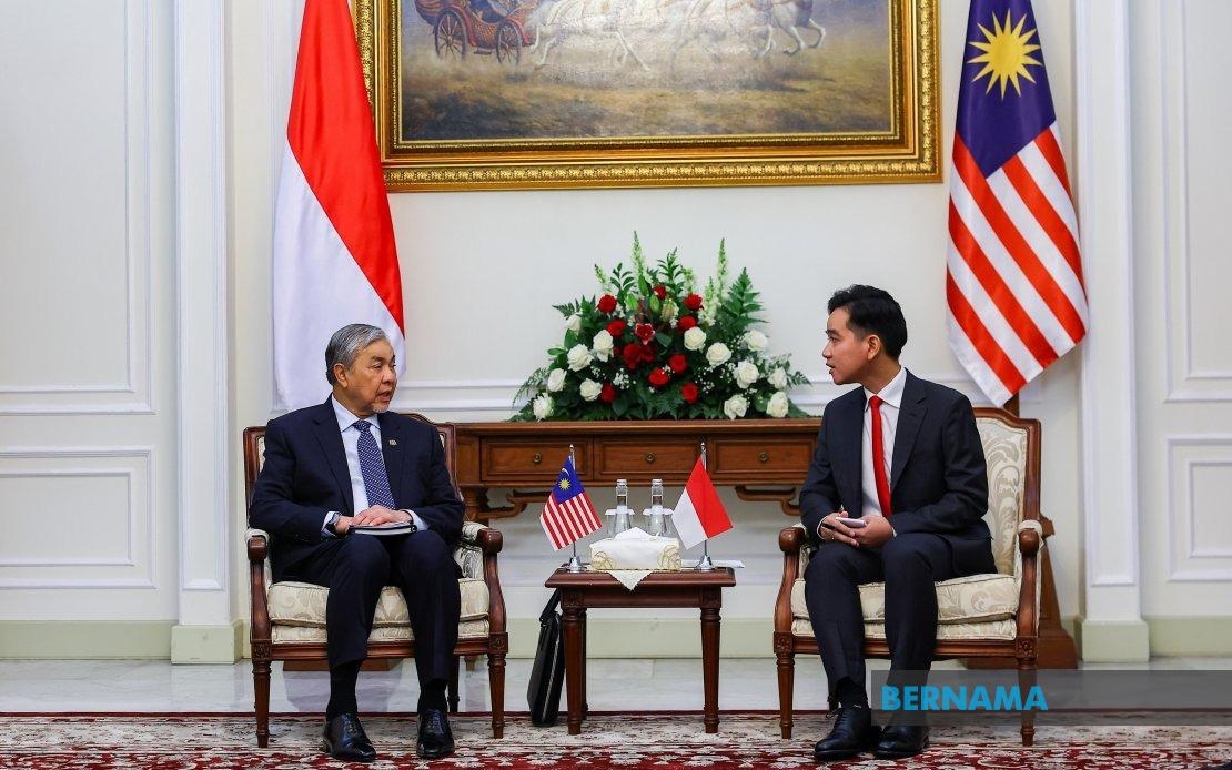 Ahmad Zahid, Gibran Discuss Halal Cooperation, Regional Concerns, And Palestinian Issue