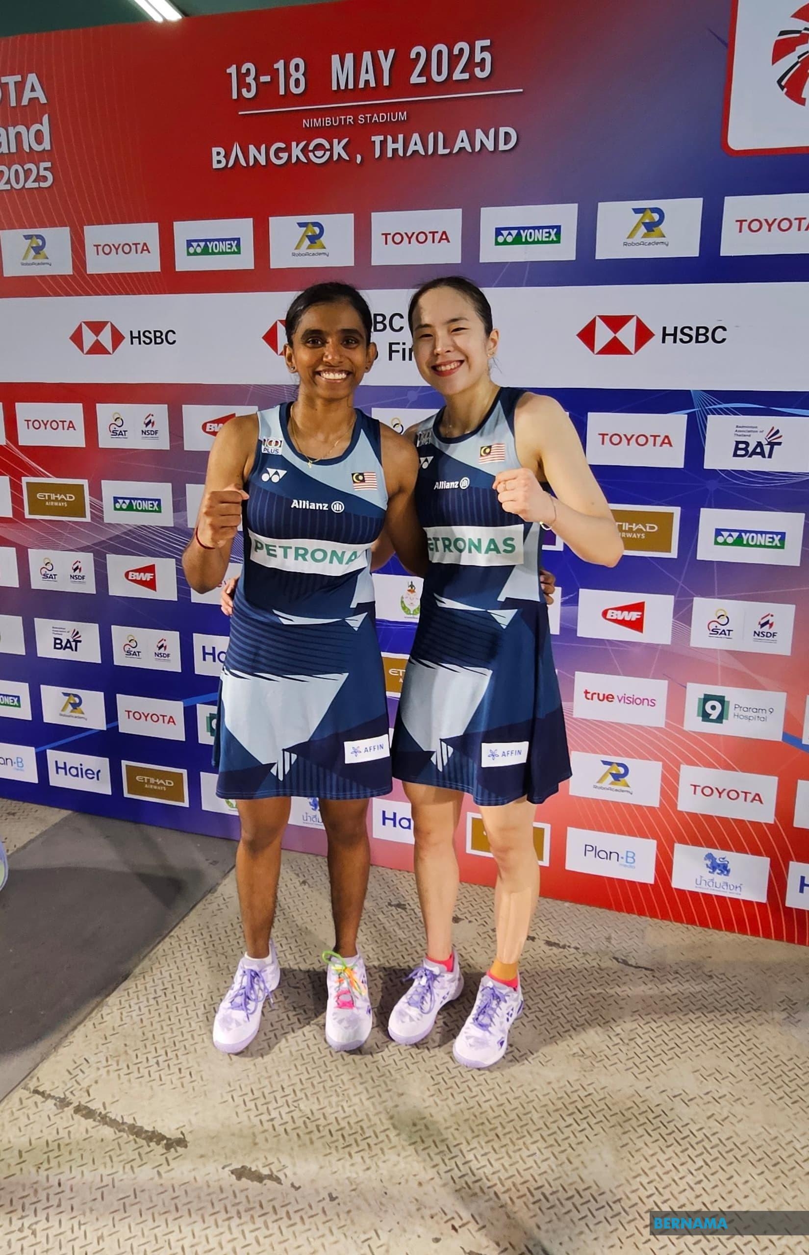 Thai Open: Pearly-Thinaah Cruise Past Chinese Rivals To Reach Semi-finals