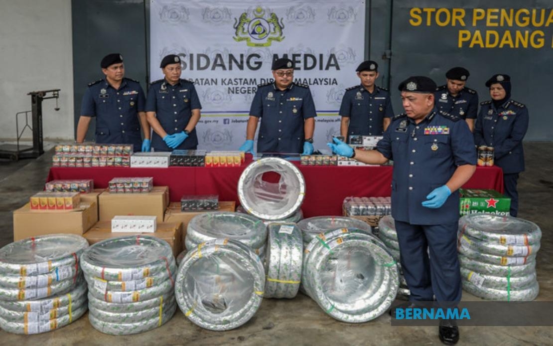 Perlis Customs Seizes Various Undeclared Goods Worth Over RM640,000