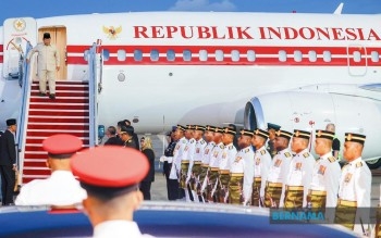 Prabowo In Malaysia For First ASEAN Summit As Indonesian President