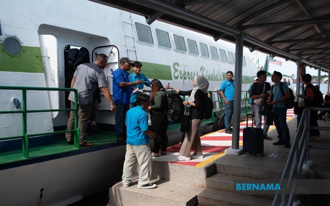 Labuan-KK Ferry Resumes Operations, First Trip At Full Capacity
