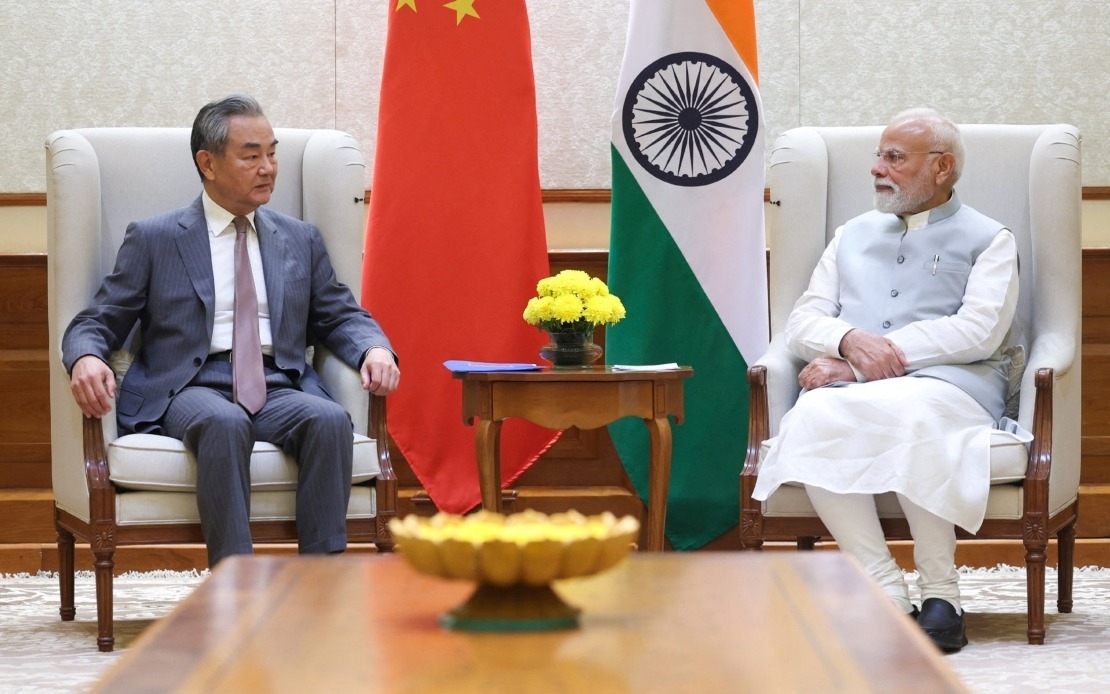 India PM Modi Receives China's Foreign Minister, Hails Improvement In Ties