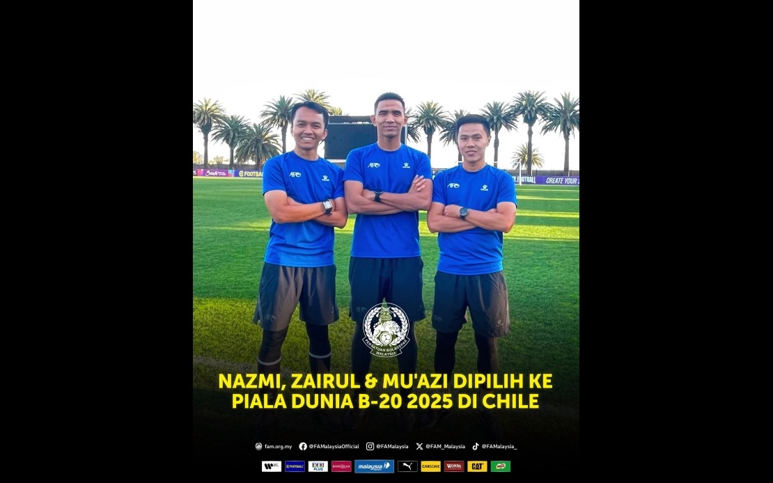 Malaysian Referee selected To Officiate At FIFA Under-20 World Cup In Chile