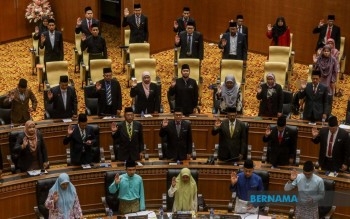 Rukun Negara Pledge Recited At Perlis Assembly Sitting Today