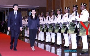 Singapore PM Lawrence Wong Flies In For ASEAN Summit In KL
