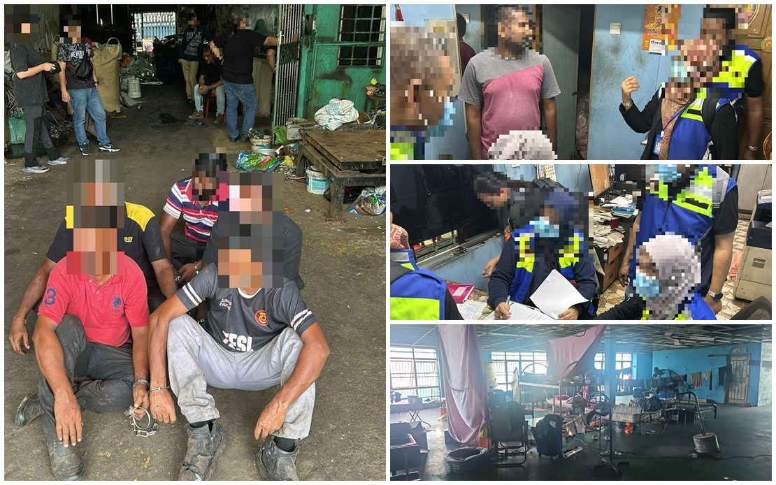 Immigration Raids KL Recycling Factories, Detains 22 Foreign Workers