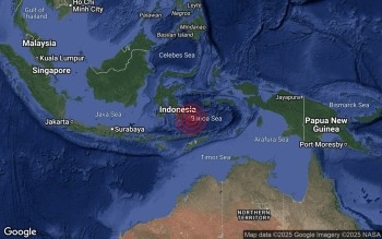 Moderate Earthquake Hits Banda Sea, Indonesia