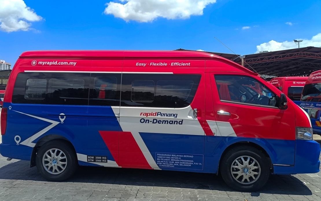 Penang Rapid On-Demand Expands Van-bus Service in Seven Zones From May 31