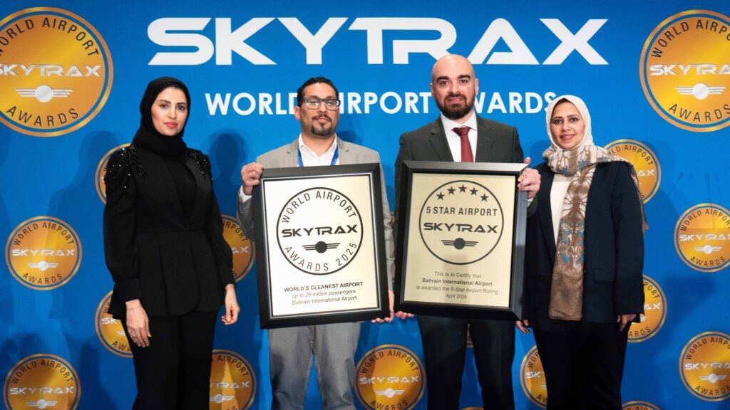 Bahrain International Airport Achieves Triple Win at Skytrax World Airport Awards: Awarded World's Cleanest Airport, Middle East's Cleanest Airport, and World's Best Airport