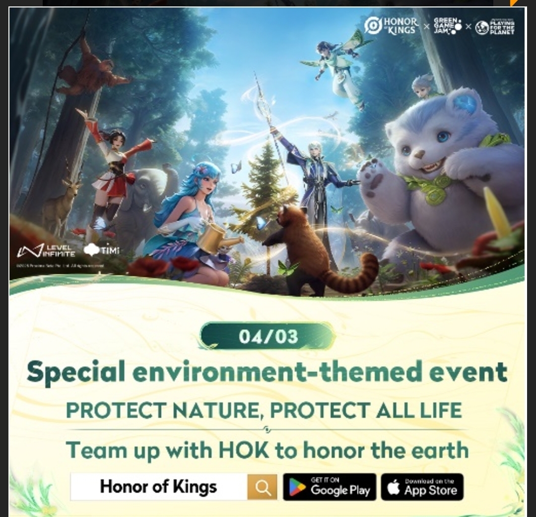 Honor of Kings Launches Green Activations to Drive Global Conservation Efforts Through Gaming