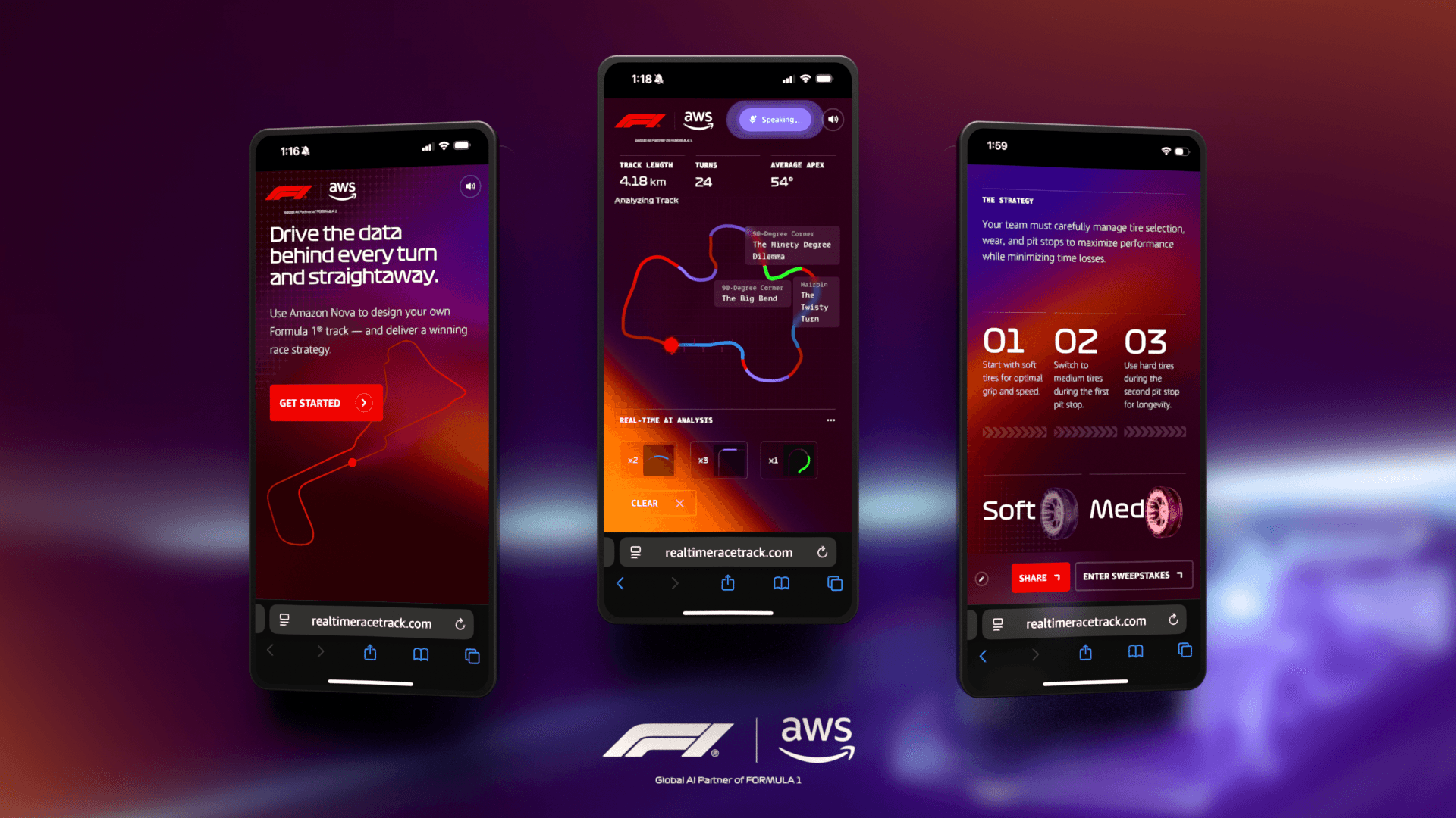 Formula 1 and AWS launch ‘Real- Time Race Track' experience