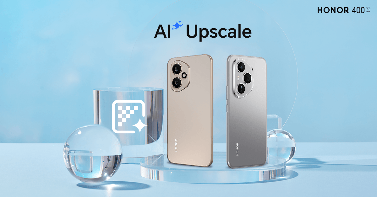 Experience Stunning Clarity in Every Memory with AI Upscale on the All-new HONOR 400 Series