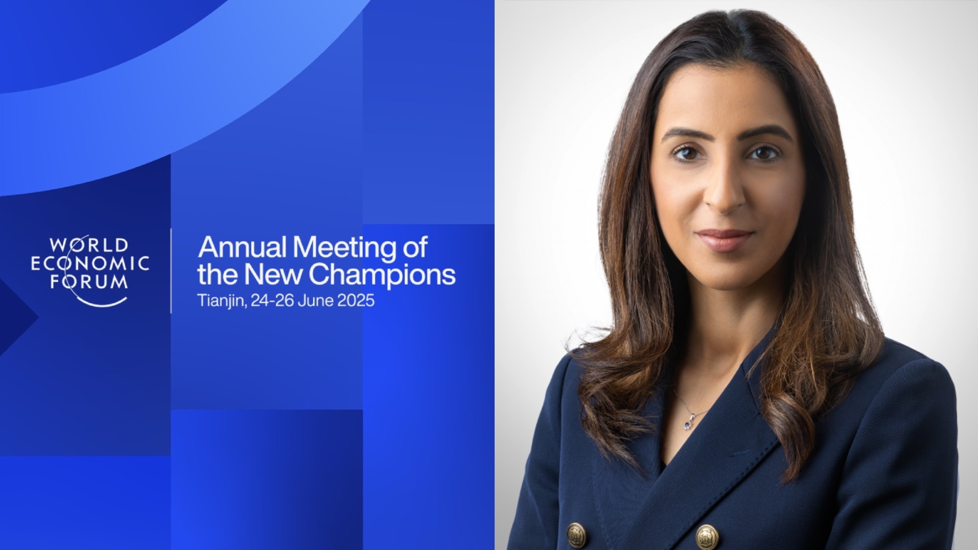 Minister of Sustainable Development and Chief Executive of Bahrain EDB Participates as Co-Chair in WEF's Annual Meeting of the New Champions 2025 in China