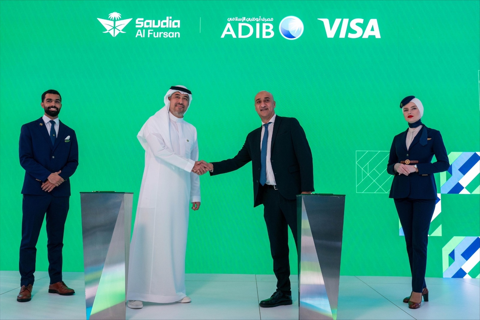 اختيار مصرف «أبو ظبي الإسلامي– مصر ADIB-Egypt» لإطلاق أول بطاقة ائتمان دولية لبرنامج «الفرسان» للخطوط السعودية