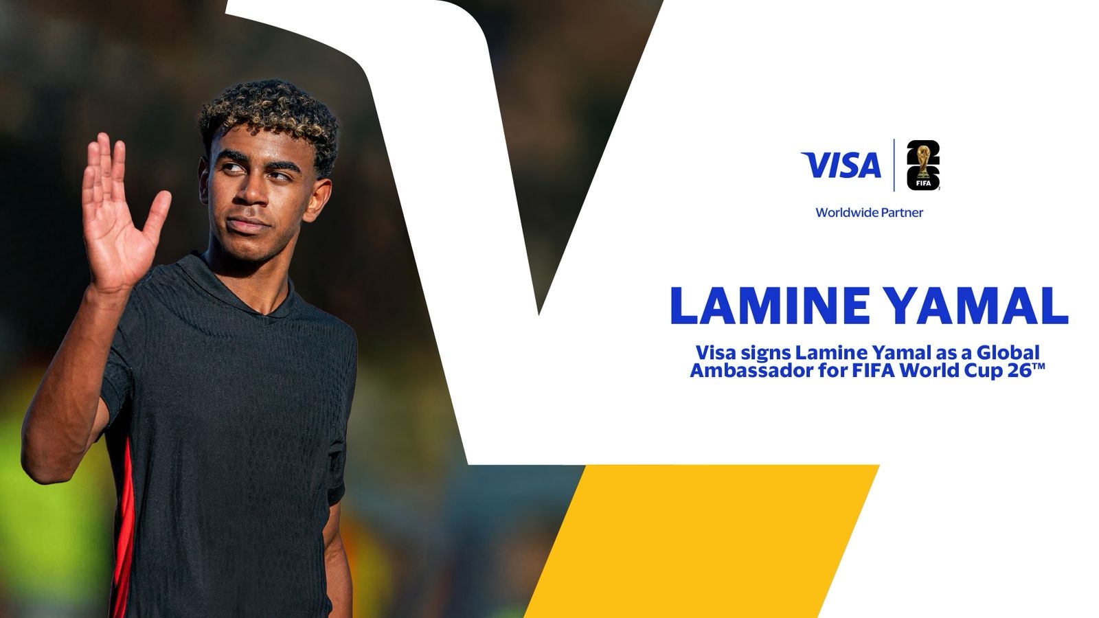 شركة Visa تختار لامين يامال سفيراً عالمياً لبطولة كأس العالم 2026