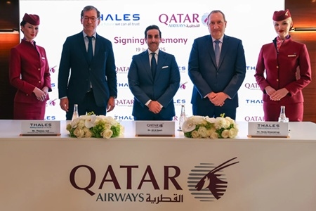 Thales and Qatar Airways partner on IFE tech and local service hub