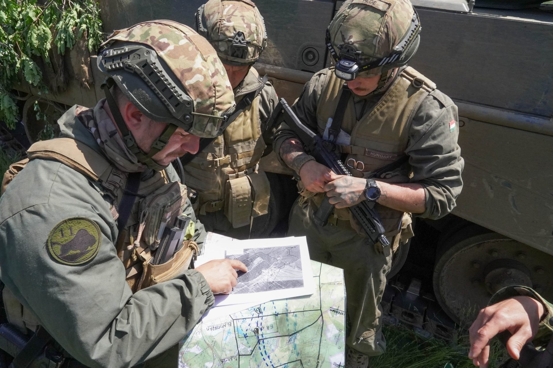 Hungarian Armed Forces conduct disinfection work at locations affected by foot-and-mouth disease