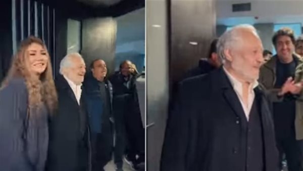 أسرة مسلسل وادي النحل تفاجئ خالد زكي وتحتفل بعيد ميلاده في كواليس العمل