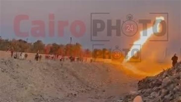 مصدر بالبترول عن انفجار خط غاز منطقة المصانع بالجيزة: تم إخماد النيران ولا توجد إصابات