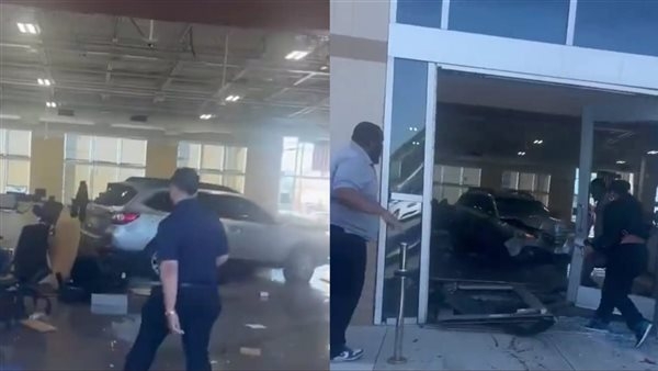 8 إصابات وشخصان في حالة حرجة.. عميل غاضب يقتحم معرض سيارات ويدهس الموظفين بكاليفورنيا