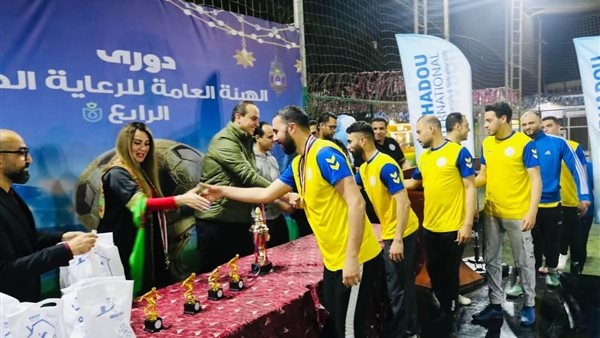 فريق بورسعيد يتوج ببطولة كرة القدم في الدورة الرمضانية للرعاية الصحية