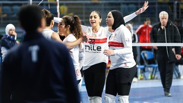 الزمالك يفوز على الأهلي ويتوج بطلًا لكأس مصر للكرة الطائرة سيدات
