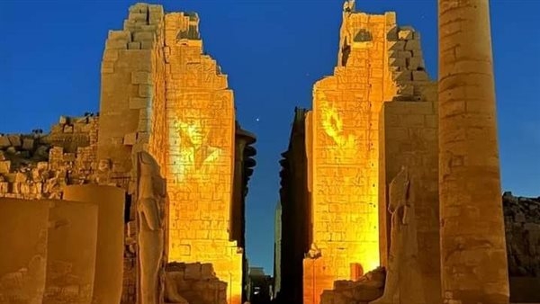 ننشر مواعيد عروض الصوت والضوء بمعابد الكرنك خلال أيام عيد الفطر المبارك