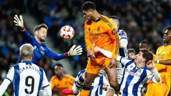 موعد مباراة ريال مدريد وسوسيداد بنصف نهائي كأس ملك أسبانيا والقنوات الناقلة