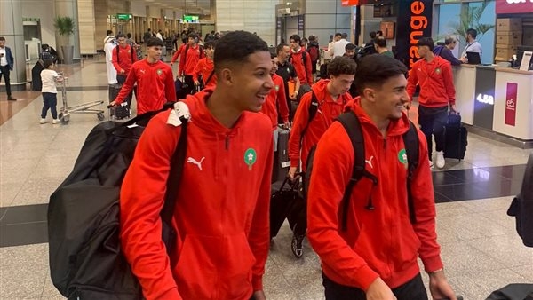 وصول بعثة منتخب المغرب للشباب إلى القاهرة للمشاركة في كأس أمم إفريقيا تحت 20 سنة
