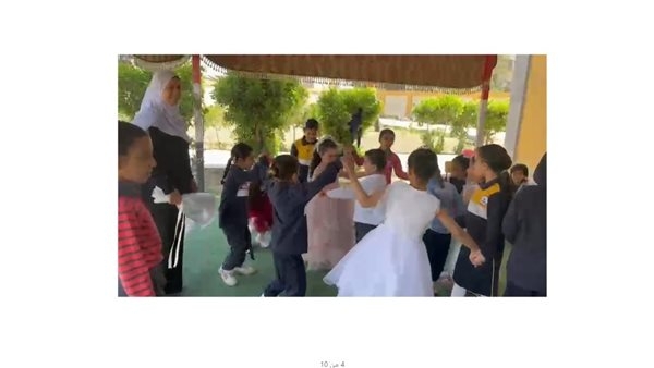 على أنغام خطوة وبرقصة سلو.. صغار بالحضانة في كفر الشيخ يحاكون يوم الزفاف في نشاط الفرح
