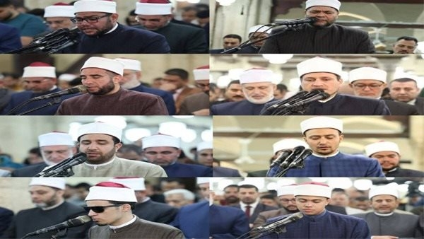 بالقراءات العشر.. طلاب الأزهر يجمعون المصحف المرتل من تراويح وتهجد رمضان بالجامع الأزهر بصوت أئمة القبلة