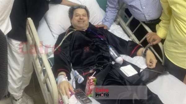 خضوع عاطف عوض عميد معهد الباليه السابق لعملية جراحية دقيقة في الحجاب الحاجز