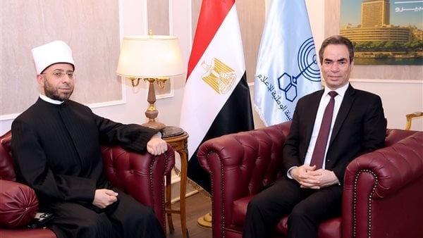 وزير الأوقاف يسجل حلقات برنامج حديث الروح في ماسبيرو