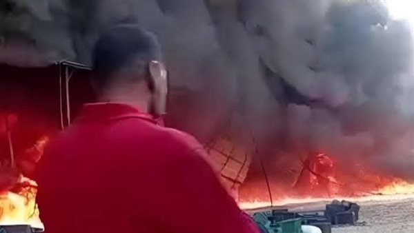 السيطرة على حريق في مصنع بلاستيك بالمنوفية