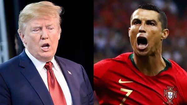 نلعب من أجل السلام.. رونالدو يمنح ترامب قميصه بمنتخب البرتغال مدونا عليه رسالة خاصة