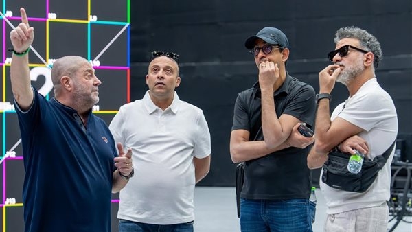 مروان حامد يزور استوديوهات الحصن بالرياض استعدادًا لفيلم الفيل الأزرق 3