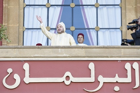 برقية ولاء وإخلاص مرفوعة إلى جلالة الملك من رئيس مجلس المستشارين