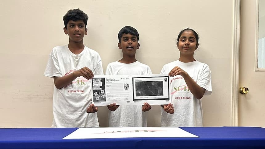 These Ontario kids had their computer code sent to space