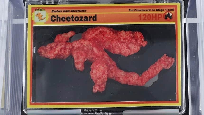 Was this Pokemon-shaped Cheeto worth $87,000?