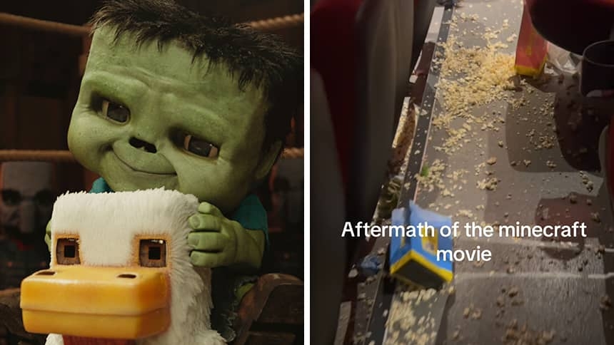 New Minecraft movie has kids screaming, cheering and throwing popcorn