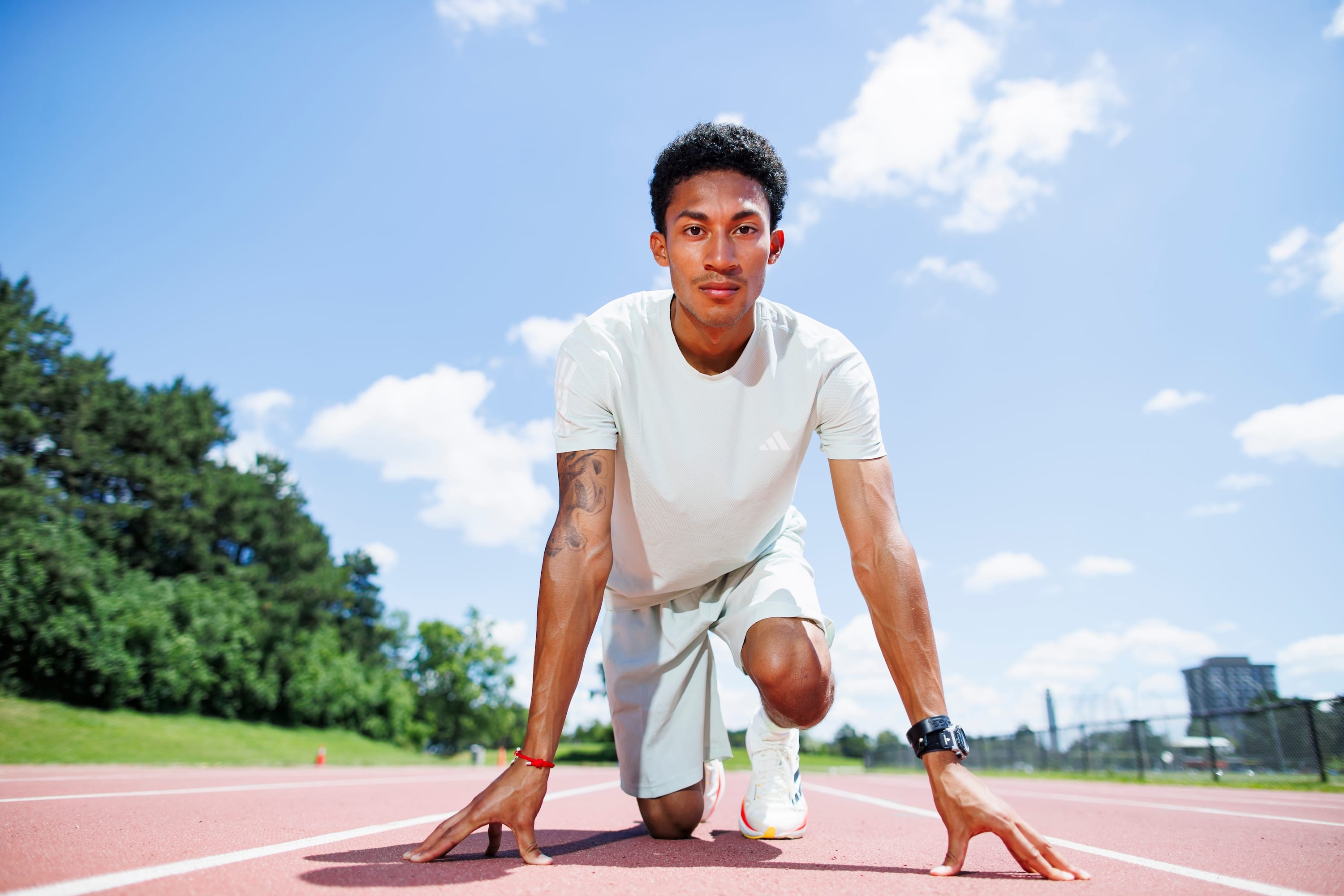 Pollution and Pain: What this Canadian endures in pursuit of the fastest 400 metres ever run