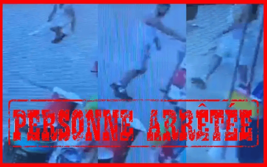 صاعق كهربائي ينهي عربدة 'هائج' هدد المارة بسلاح أبيض