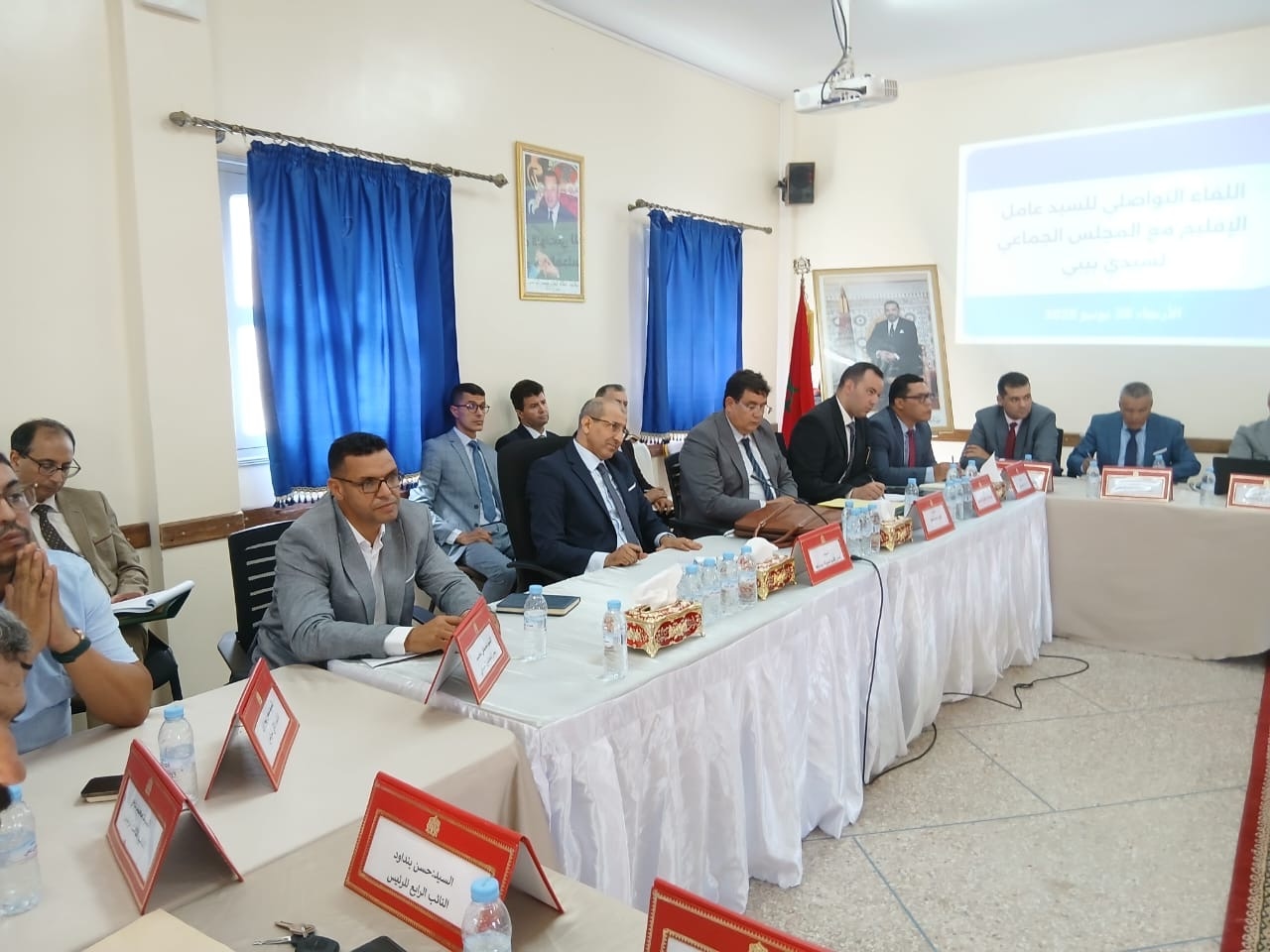 عامل اشتوكة يطلع على واقع وإكراهات التنمية بجماعة سيدي بيبي