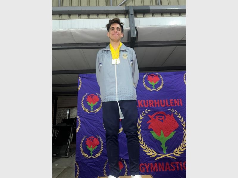 Local gymnast Tyron Dos Santos secures more titles ahead of world stage