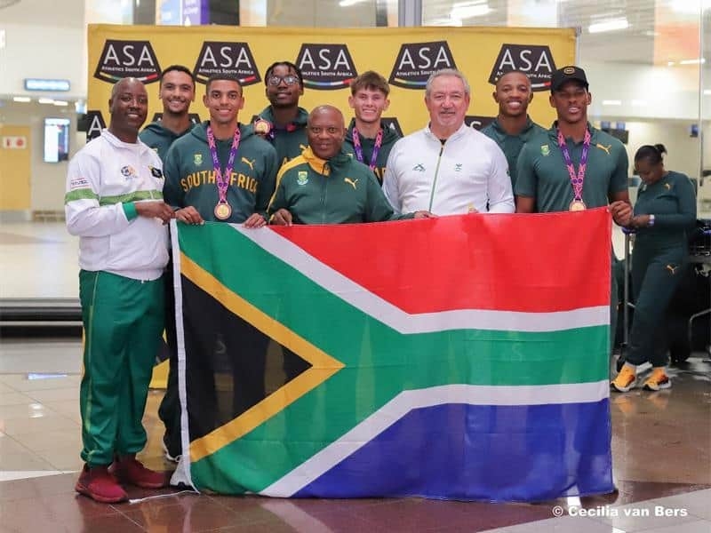 Pillay and team earn gold at world relays