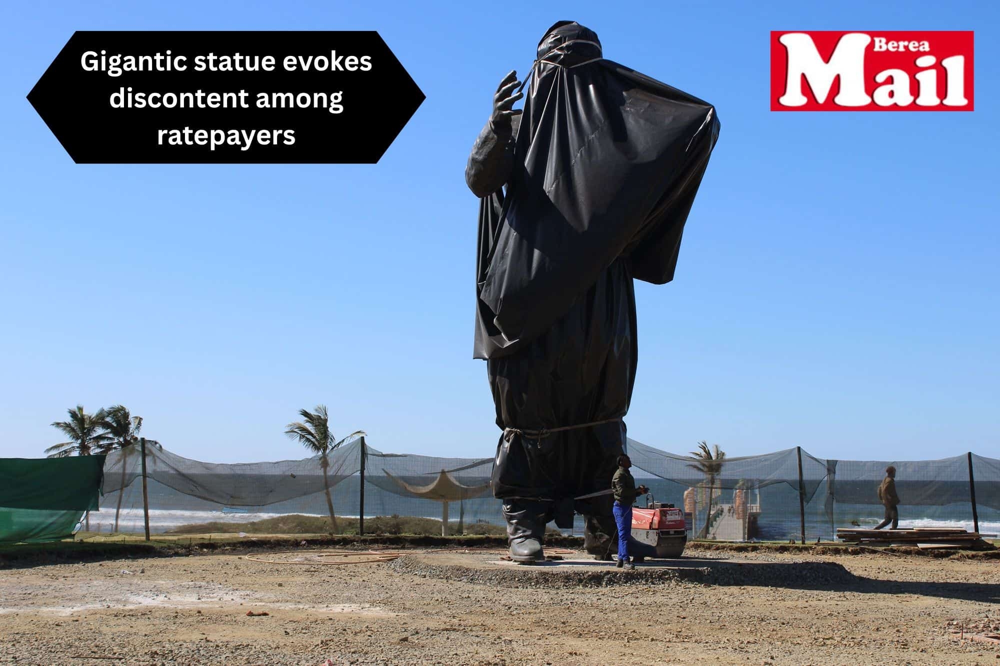 Gigantic OR Tambo statue evokes discontent in North Beach