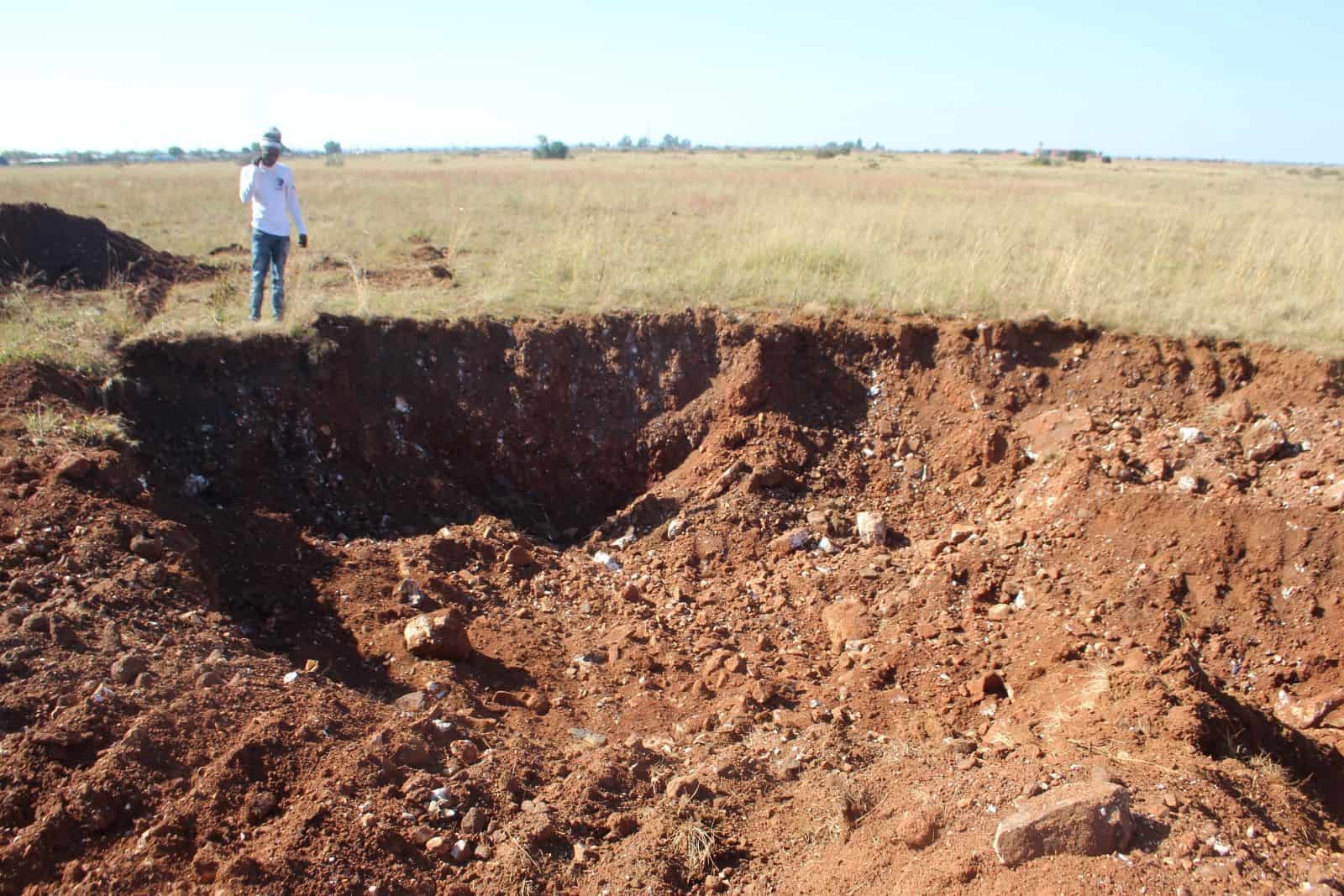 Khutsong sinkhole repaired but new hazard left behind by contractor