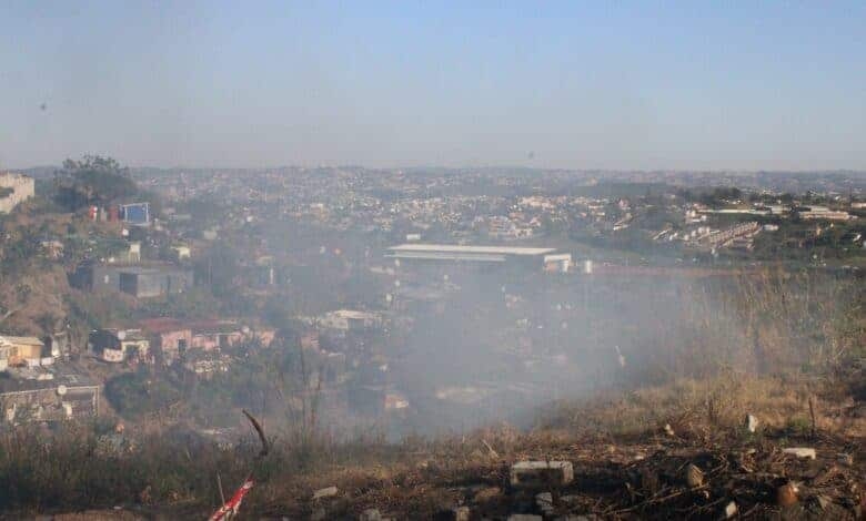 Underground blaze at illegal dumpsite drags on, raising health fears